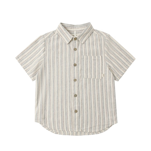 Rylee + Cru - Collared Short Sleeve Shirt - Nautical Stripe (RCSS26)