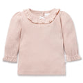 Aster & Oak - Rose Blush Rib LS Top
