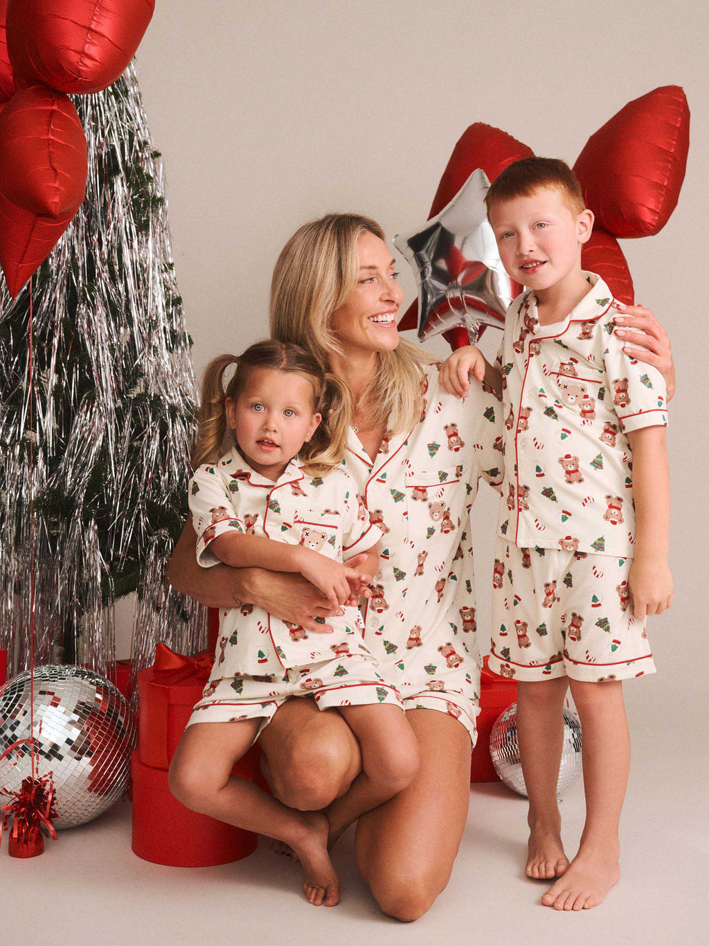 HUXBABY FESTIVE HUX PJ SET in EGGNOG