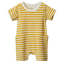 Nature Baby - Ocean Suit - Golden Sea Stripe