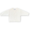 Grown - Chunky Cable Knit Pull Over - Milk (GJ25)