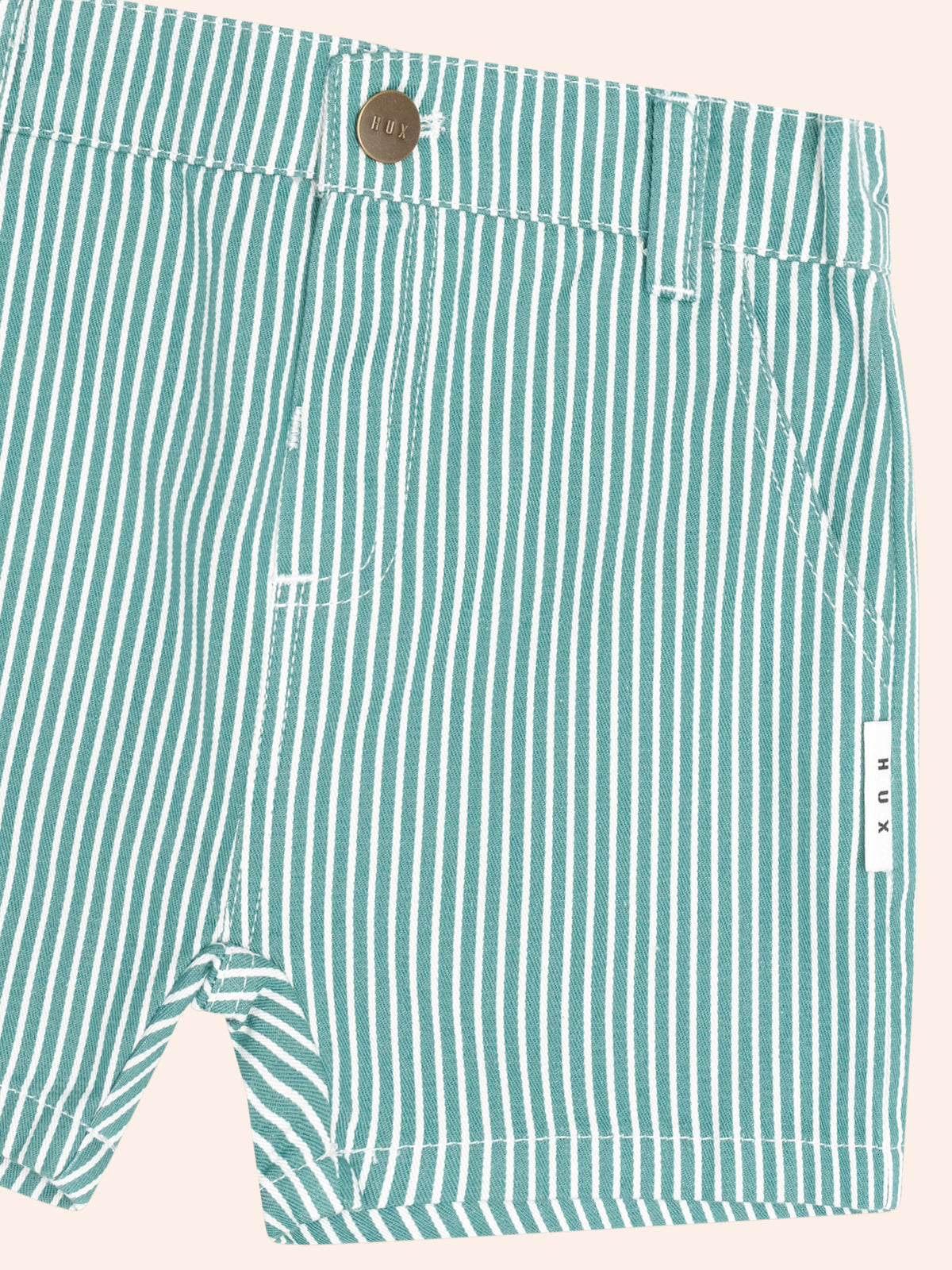 HUXBABY MISTLETOE STRIPE SHORT in MISTLETOE