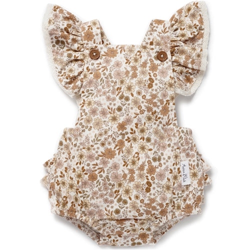 ASter & Oak - Bailey Floral Flutter Playsuit