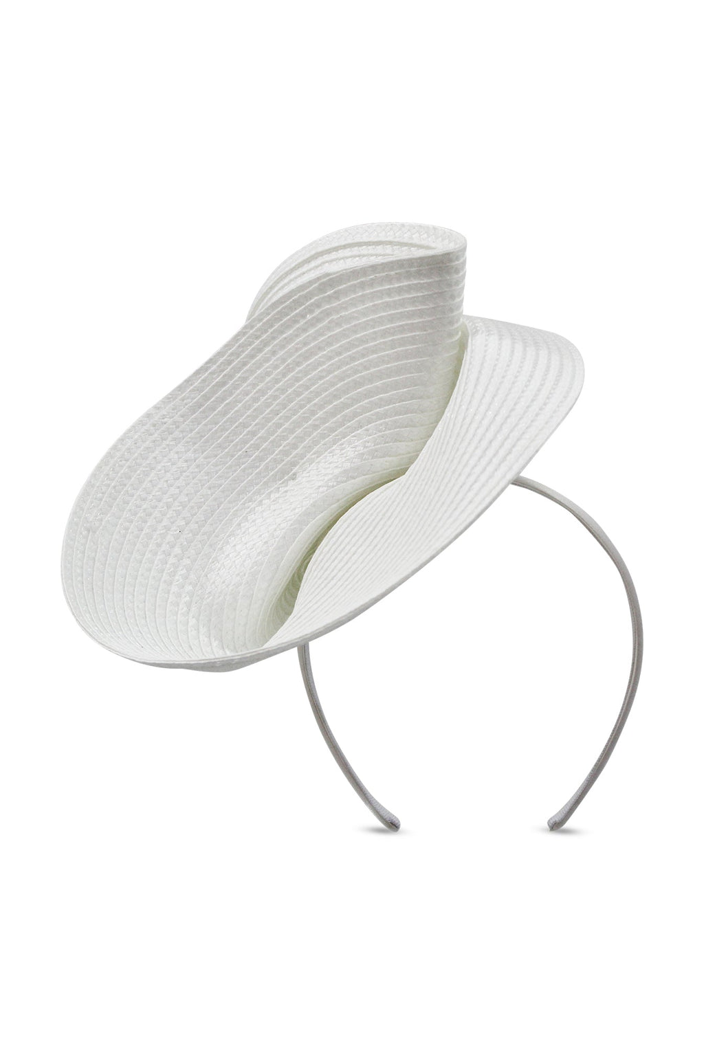 Morgan & Taylor Alexia Fascinator in White in white