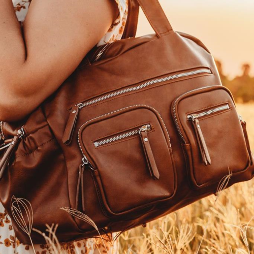 OIOI - Carry All - Tan Faux Leather