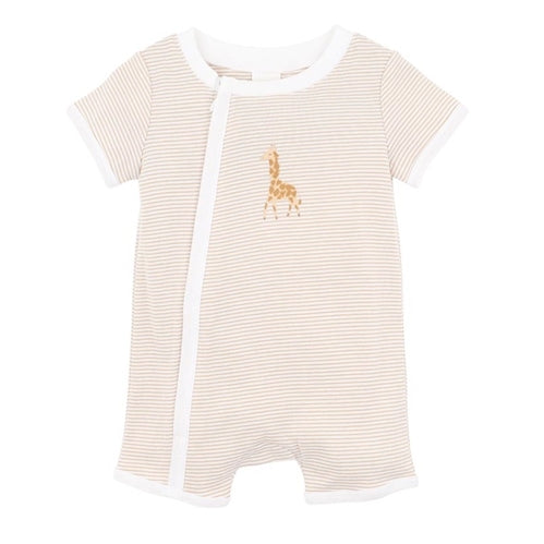 Bebe - Billie Giraffe Organic SS Zipsuit
