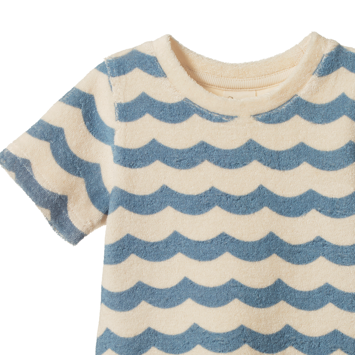 Nature Baby RIVER TEE TERRY in Waves Print