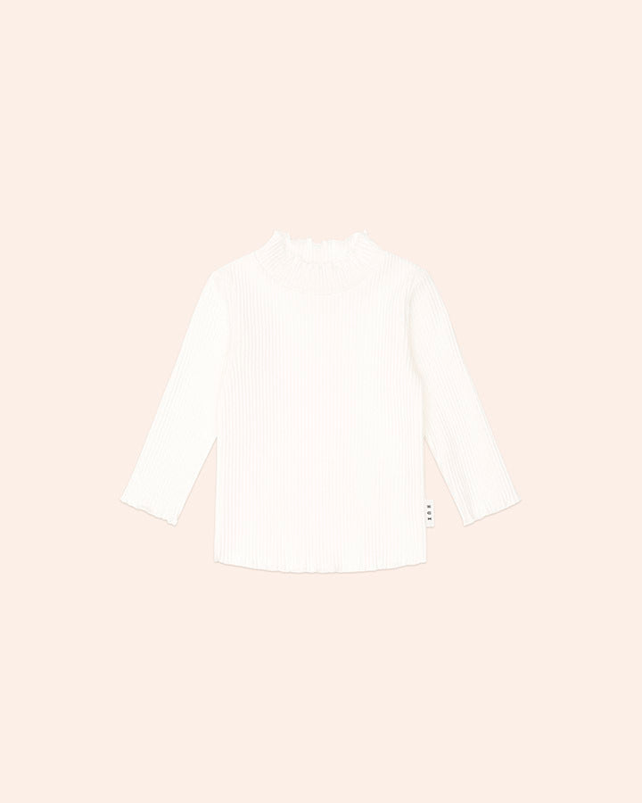 Huxbaby Almond Milk Rib Skivvy in ALMOND MILK