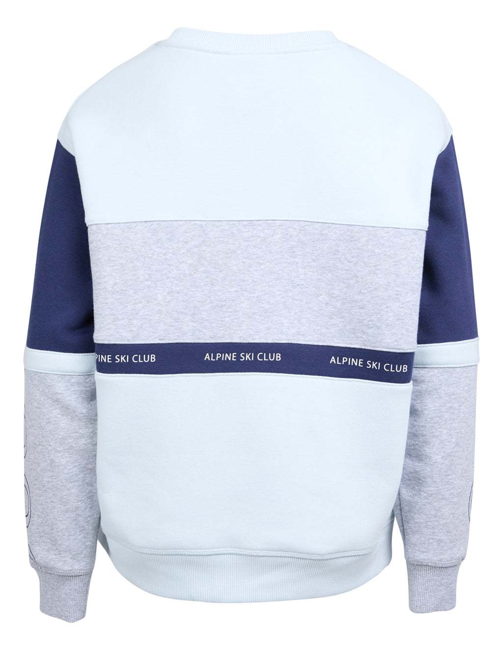 Eve Girl Alpine Panelled Crew (Size 8-16) in LIGHT BLUE