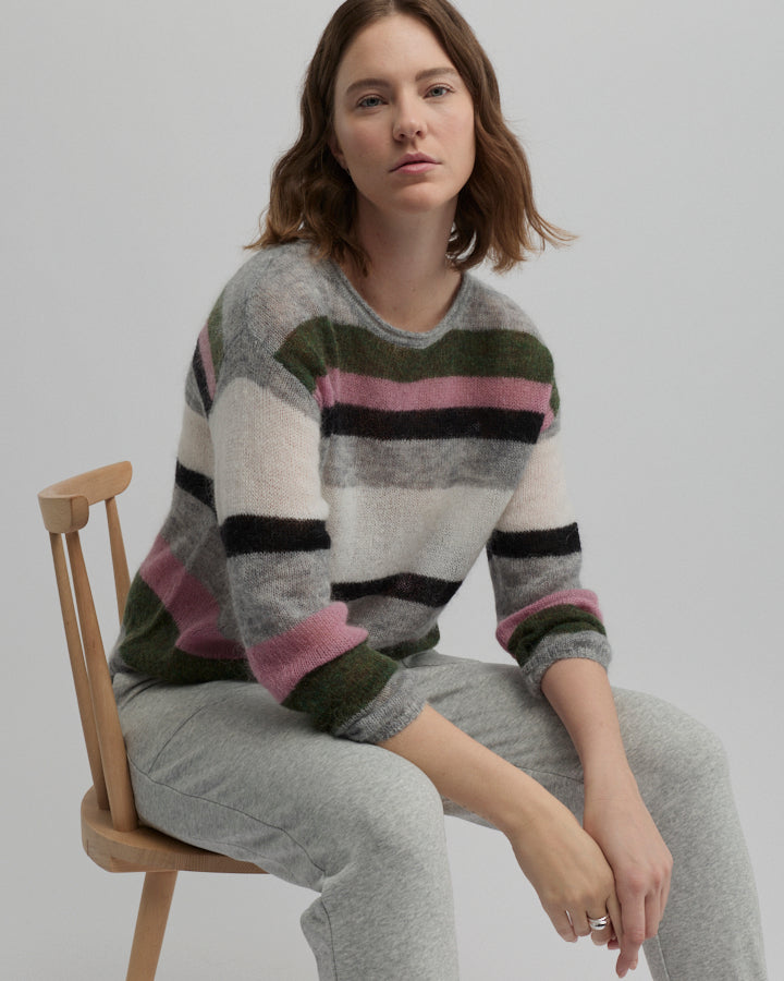Yarra Trail Ashen Knit in SILVER MARLE