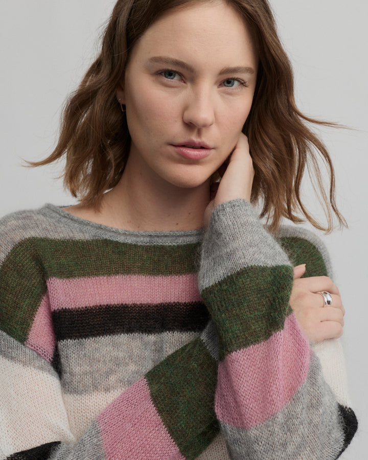 Yarra Trail Ashen Knit in SILVER MARLE