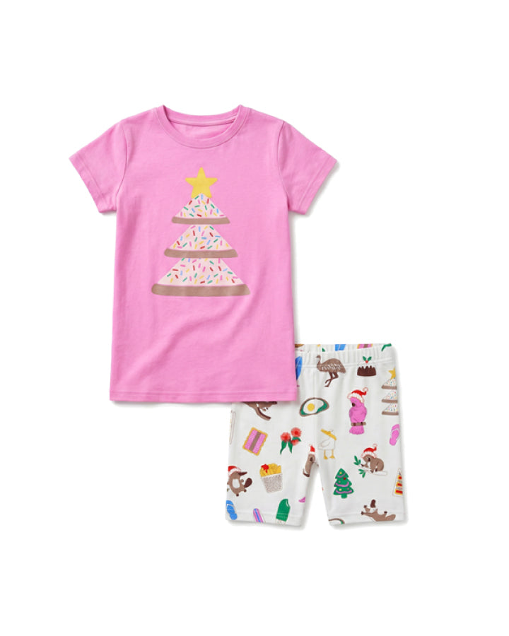 Milky Clothing Aussie Sprinkle Pj'S in Pink