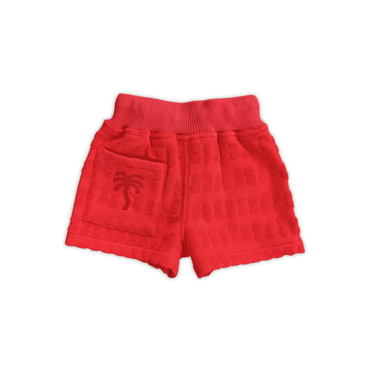 Grown Bubble Terry Towelling Shorts - Fiesta in Single