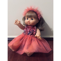 Paola Reina - Tutu Dress with Headband (Coral)