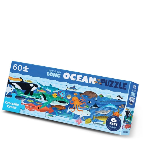Crocodile Creek - Super Duper Long Puzzle 60pc - Ocean