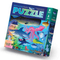 Crocodile Creek - Foil Puzzle 60pc - Shimmering Shark