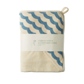 Nature Baby ORG COTTON HOODED TOWEL in Waves Print