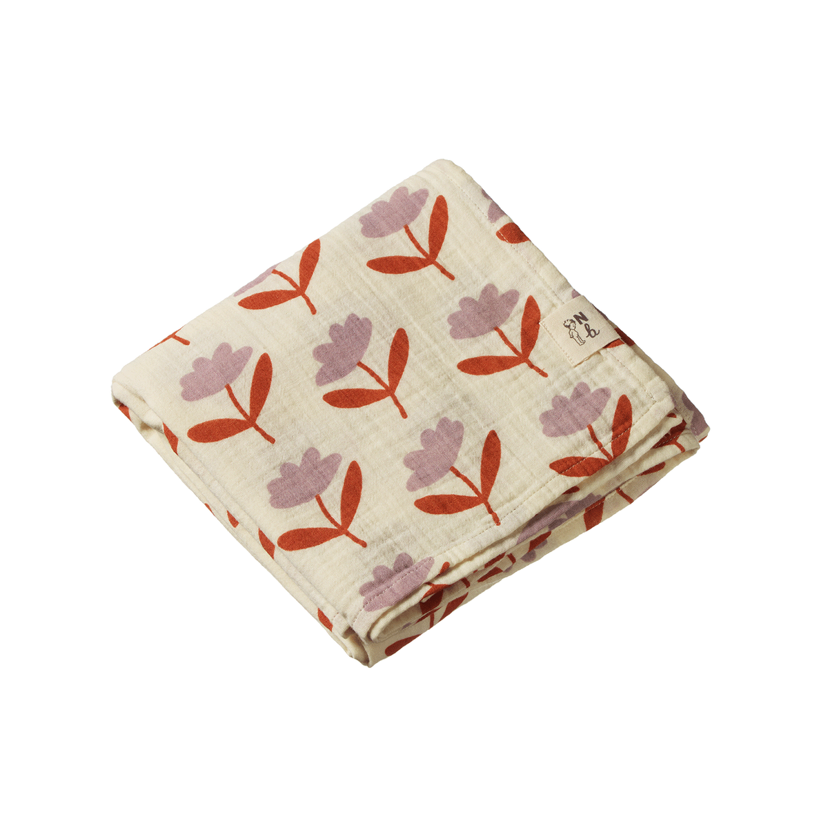 Nature Baby MUSLIN WRAP in Fleurette Print