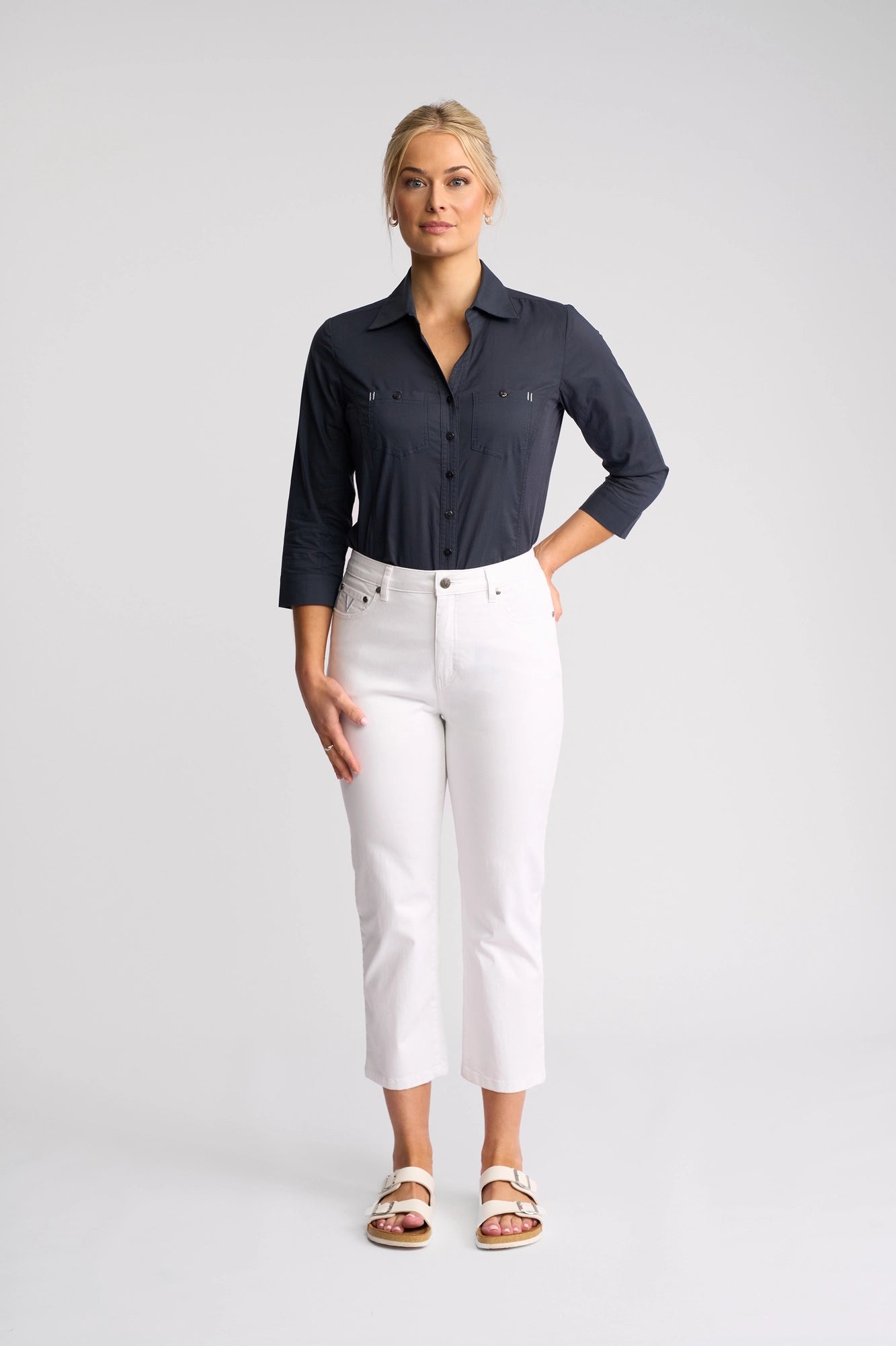Vassalli Arrival Pant - White in White