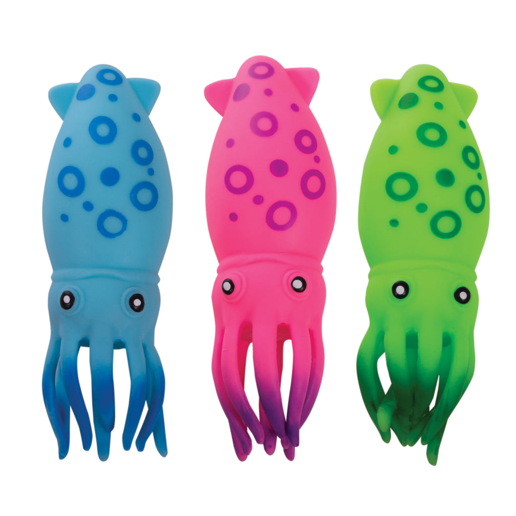 Discovery Zone Discovery Zone Squishy Squid CDU 20pcs/3 Assorted in Default Title