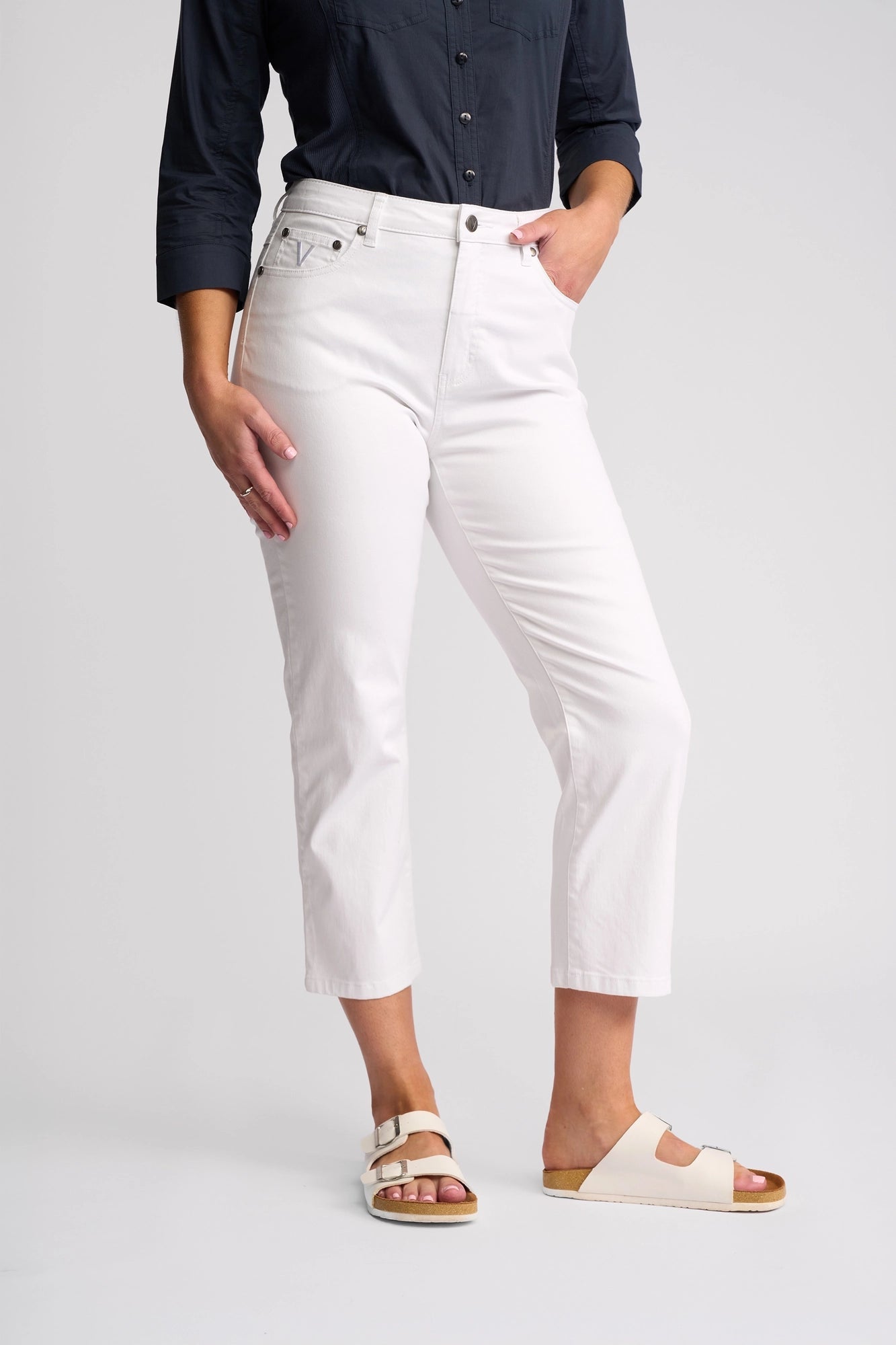 Vassalli Arrival Pant - White in White
