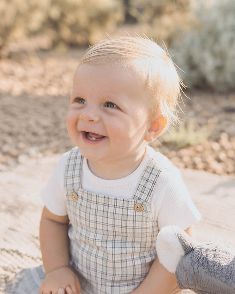 Fox & Finch TAYLOR CHECK BODYSUIT & TEE SET in Single