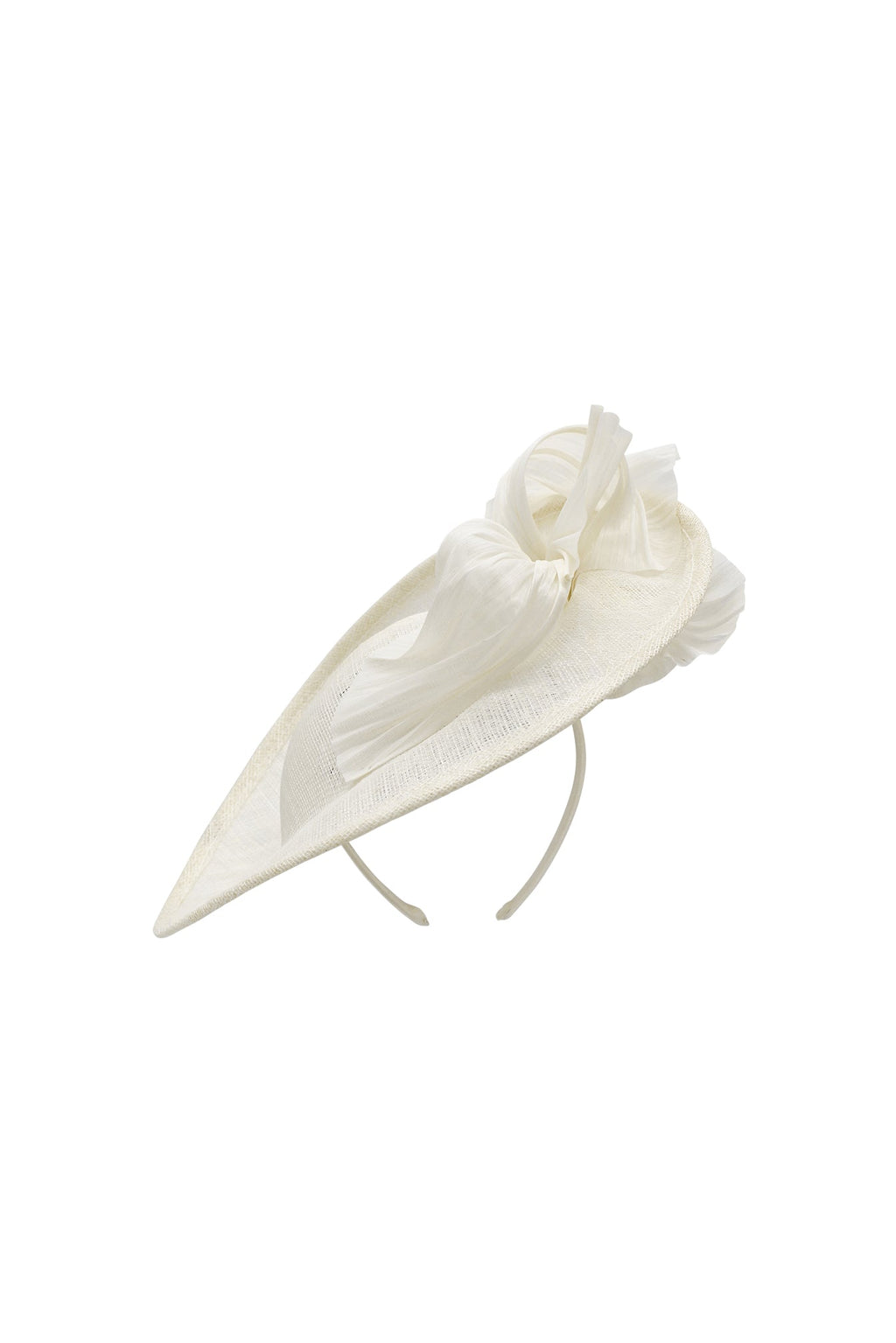 Morgan & Taylor Yumi Fascinator in Ivory White in White