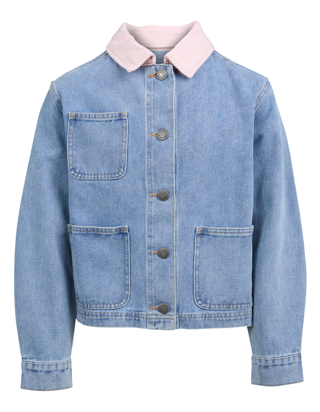 Eve Girl Billie Denim Jacket (Size 8-16) in BLUE
