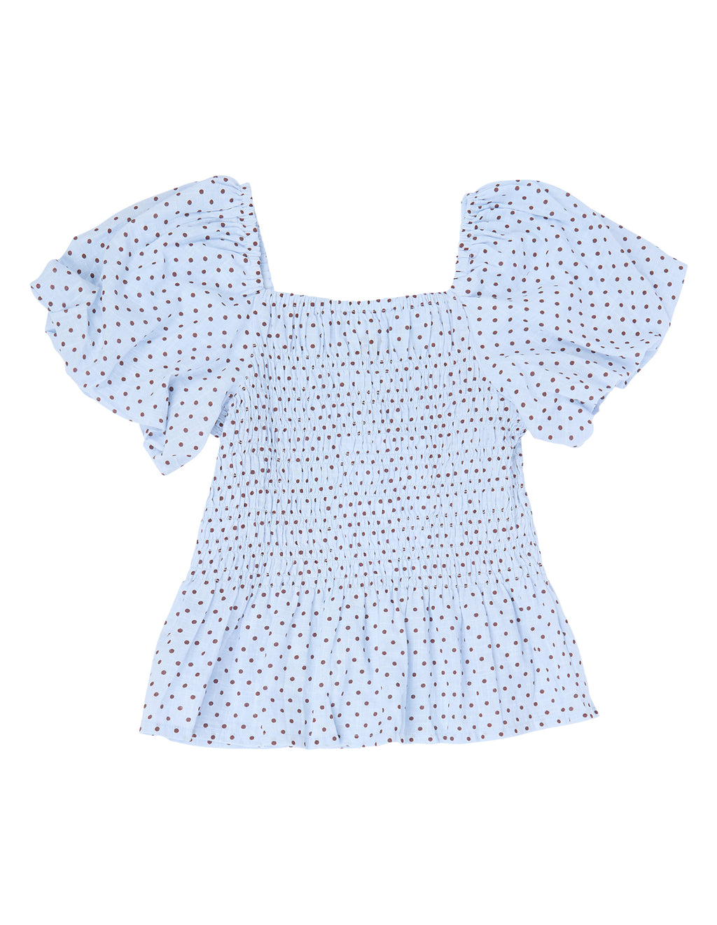 Eve Girl Bobbi Top (Size 8-16) in LIGHT BLUE
