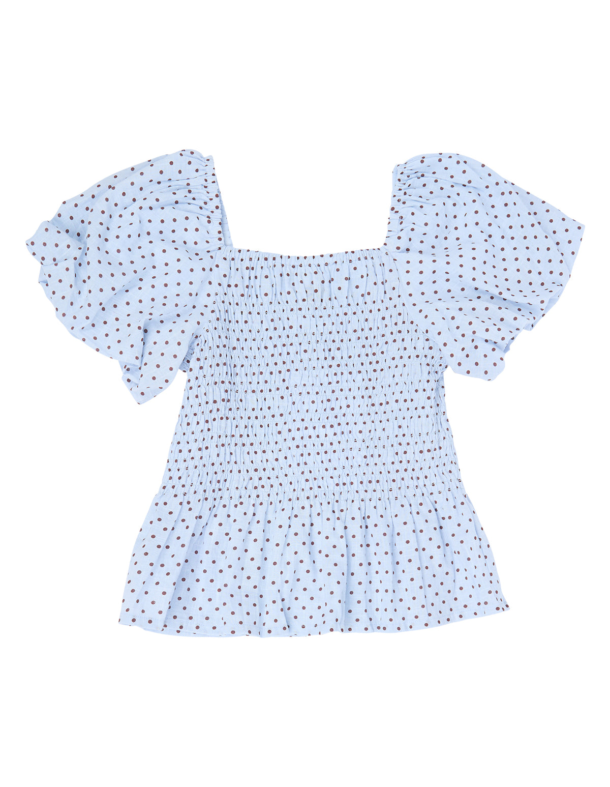 Eve Girl Bobbi Top (Size 8-16) in LIGHT BLUE