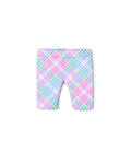 Milky Clothing Brightside Plaid Bike Short in Multi Check