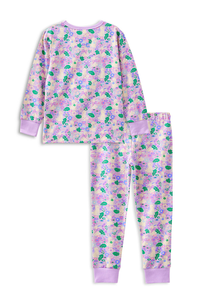 Milky Clothing Bunny & The Blossoms Pj'S in Soft Lilac