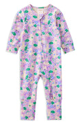 Milky Clothing Bunny & The Blossoms Zip Romper in Soft Lilac