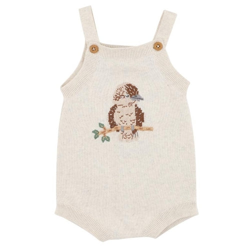 Bebe - Australiana Organic Kookaburra Knit Bodysuit