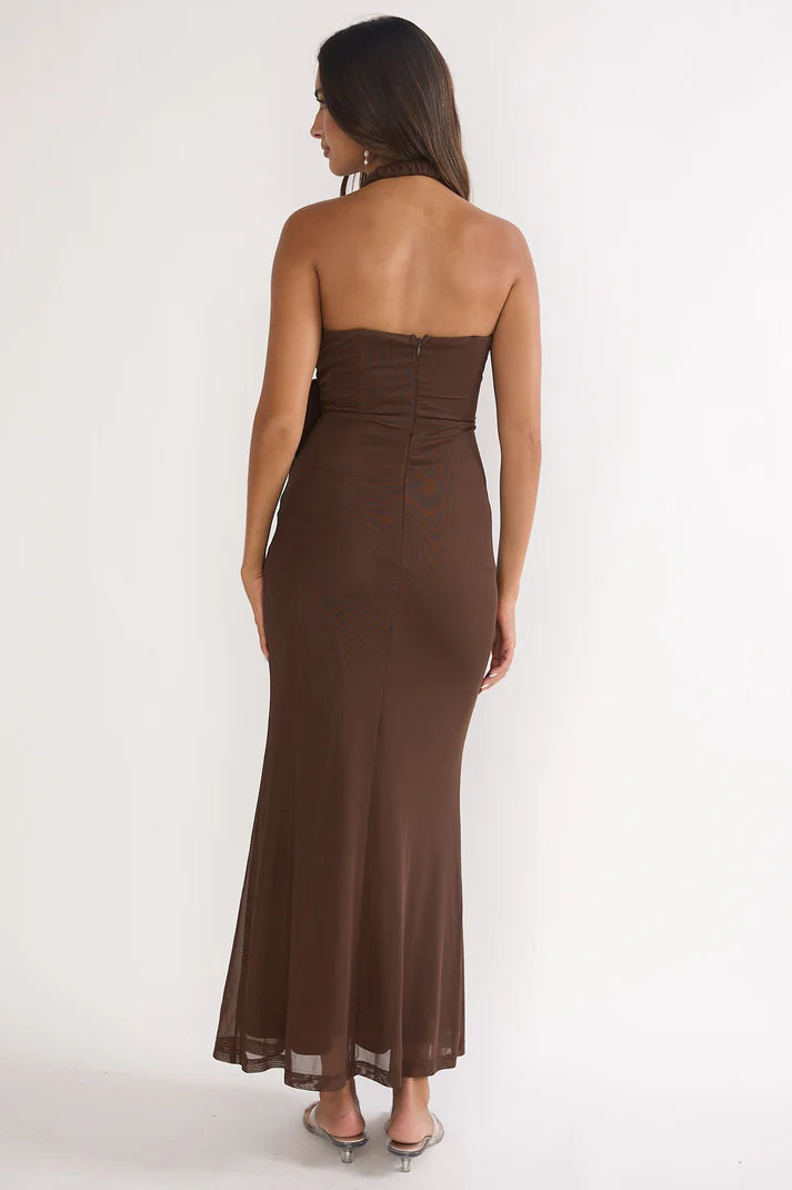 Here Comes The Sun - Maxi Tie Dress