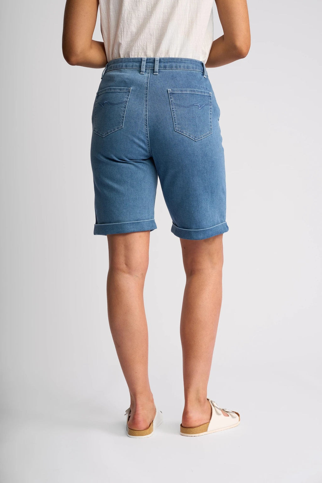 Vassalli Havana Short - Blue Hue Denim in Blue Hue Denim