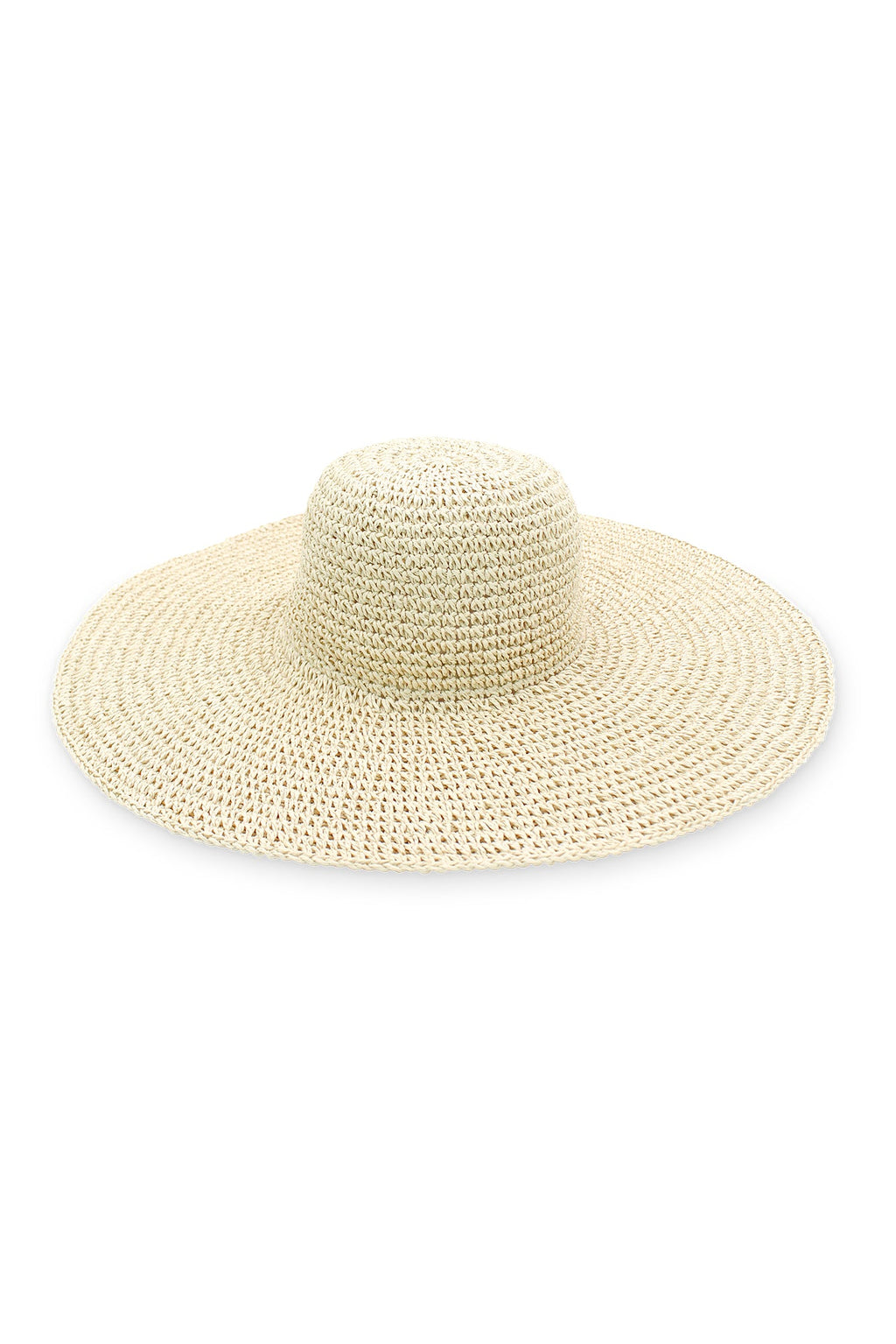Morgan & Taylor Sabrina Floppy Hat in Natural in beige