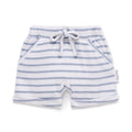 Aster & Oak - Blue Stripe Rib Shorts (AOS25)