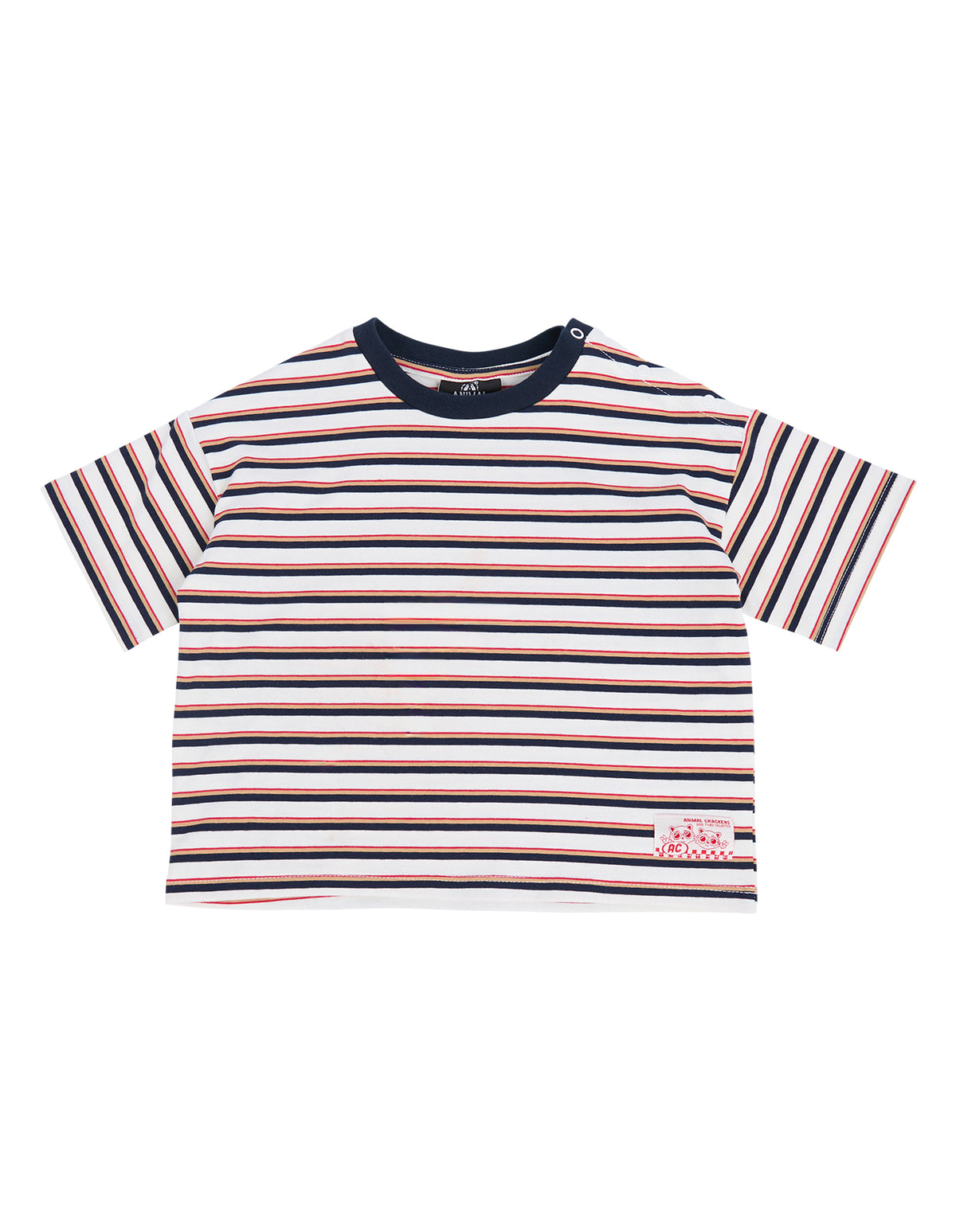 Animal Crackers Captain Tee in STRIPE