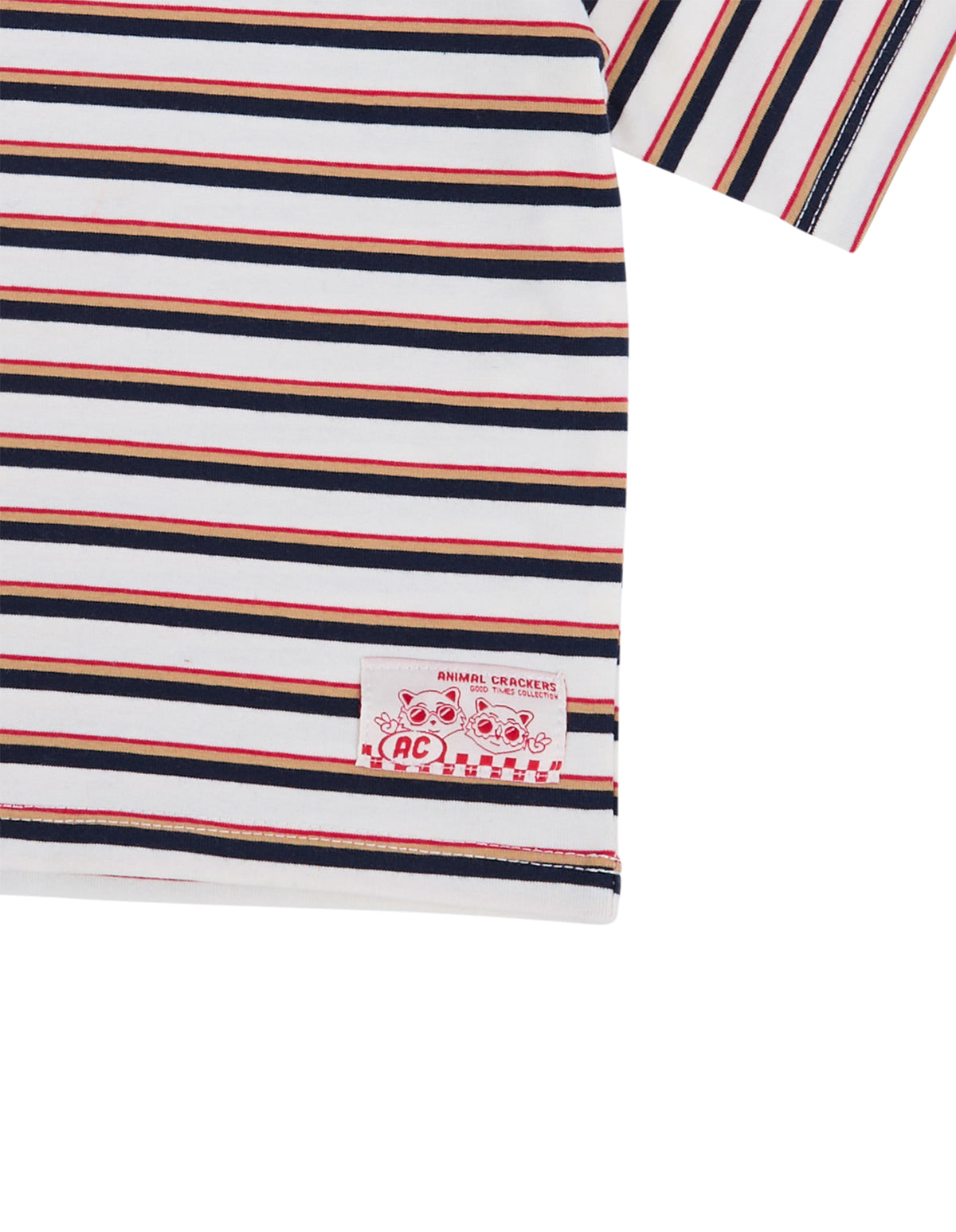 Animal Crackers Captain Tee in STRIPE