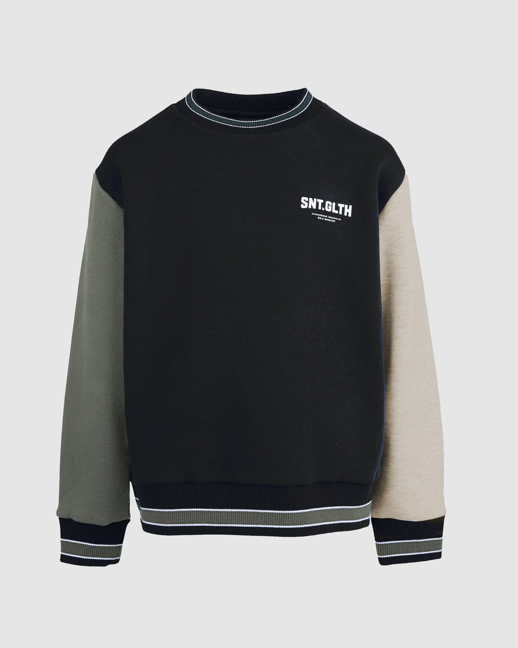 St Goliath Boys Casper Crew (Size 3-7) in BLACK