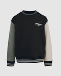 St Goliath Boys Casper Crew (Size 3-7) in BLACK