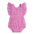 HUX - Frilly Broderie Pinafore Playsuit