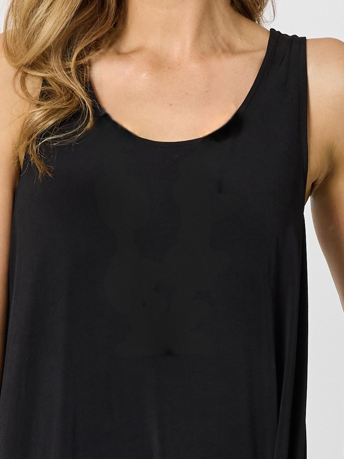 Clarity Traveller Tank Dress - Black in Black