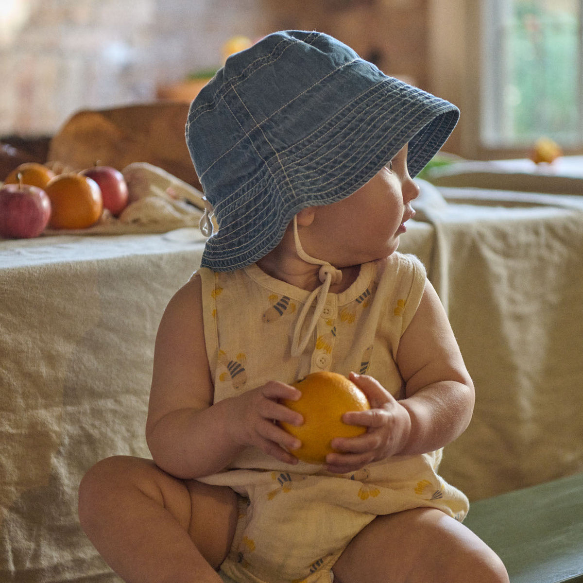 Nature Baby CEDAR SUIT MUSLIN in Fish Fable Print