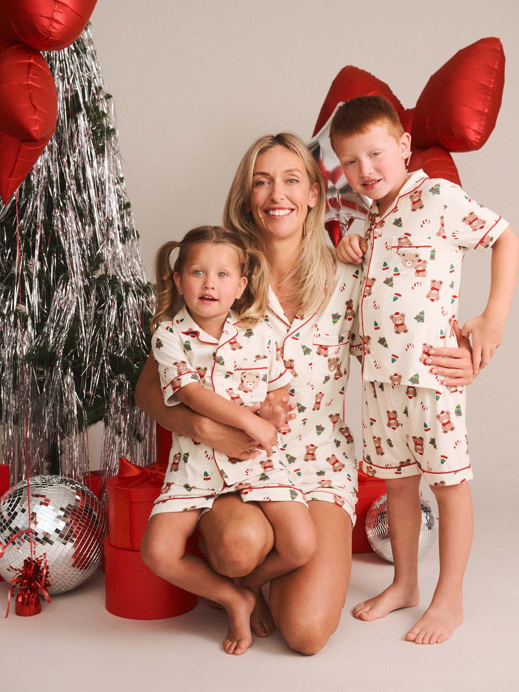 HUXBABY FESTIVE HUX ADULT PJ SET in EGGNOG