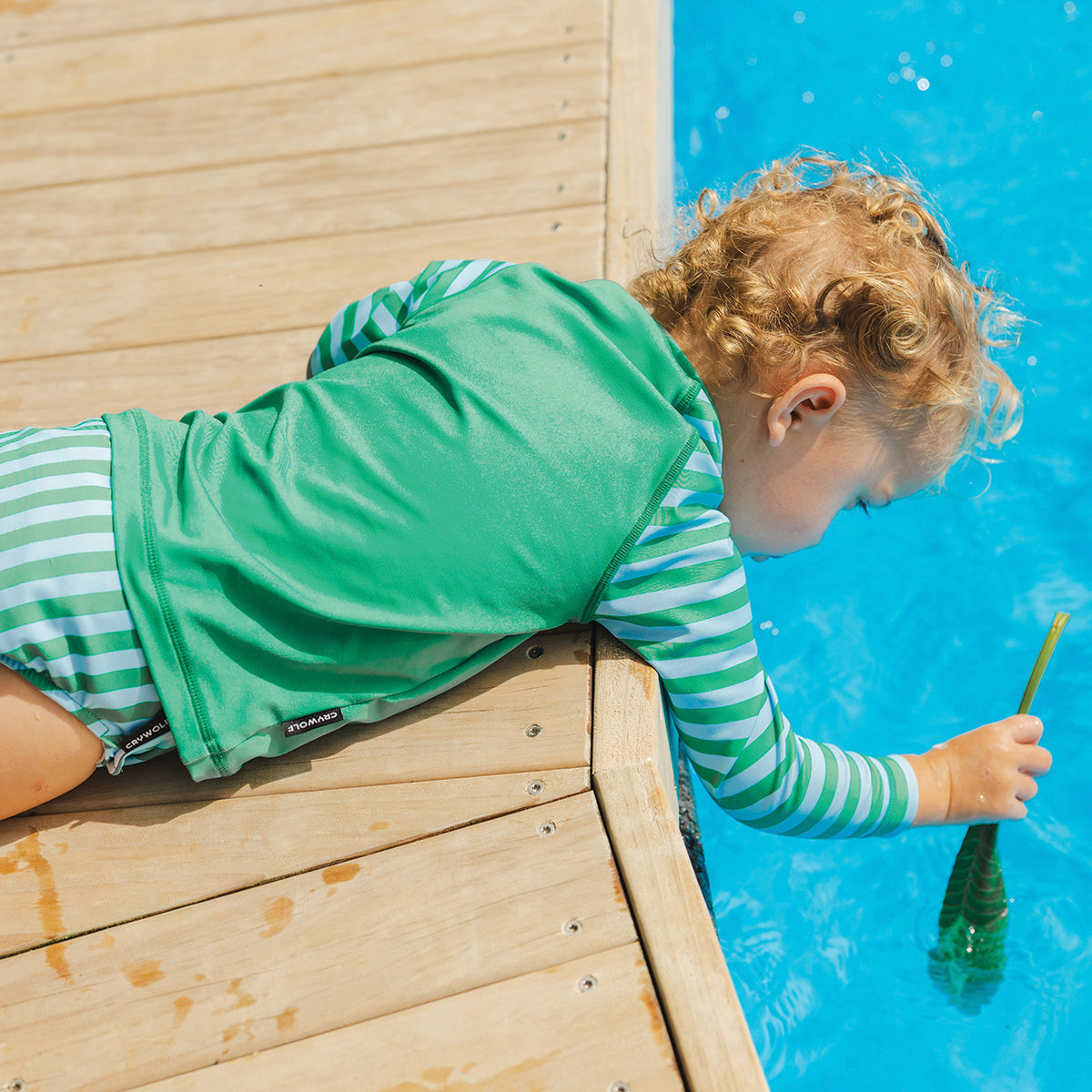 Crywolf REUSABLE SWIM NAPPY Deck Stripe in Single