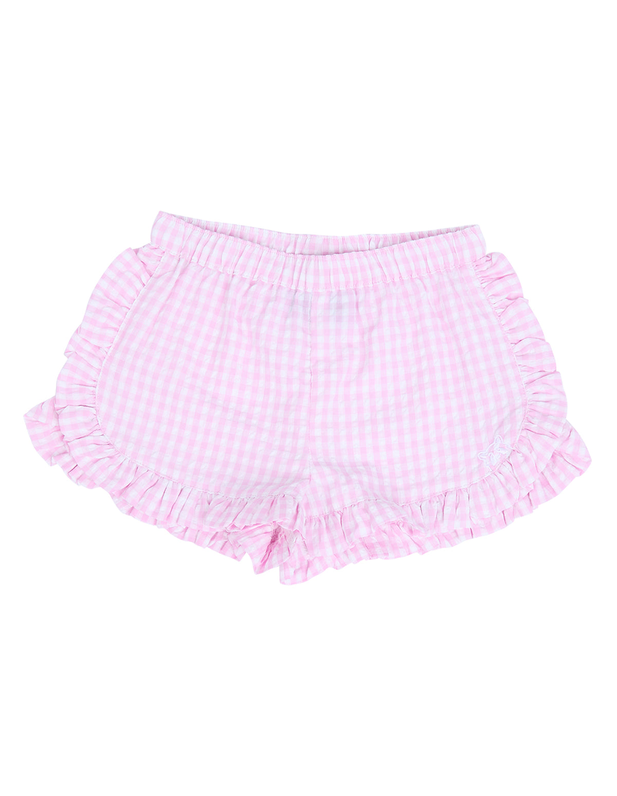 Animal Crackers Checkered Short in PINK CHECK