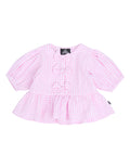 Animal Crackers Checkered Top in PINK CHECK