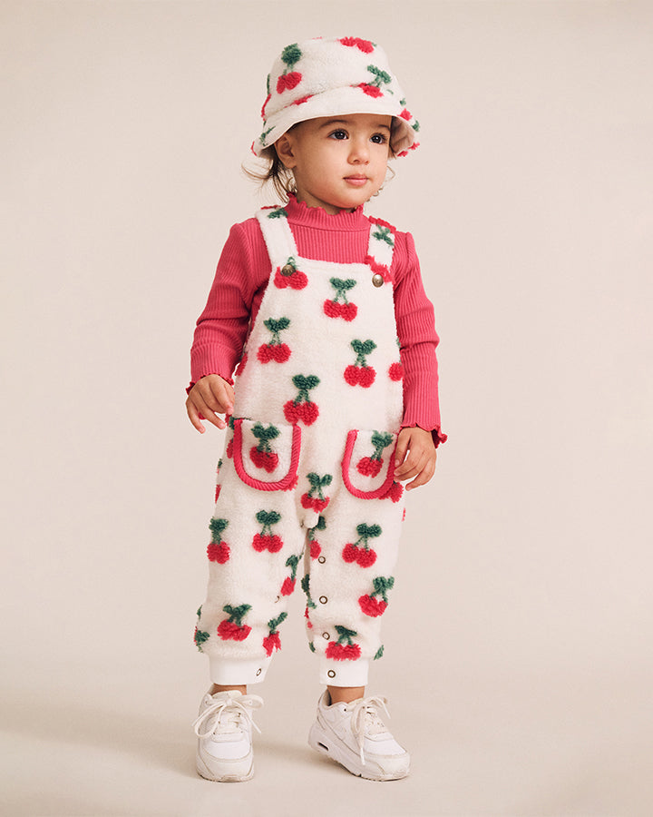Huxbaby Cherry Rib Skivvy in CHERRY